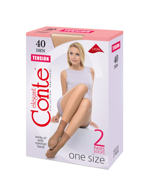 Tension 40 Knee-Highs 2 Pairs